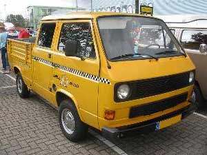 T3 doka in yellowcab taxi kleuren