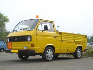 Luchtgekoelde VW T3 enkelcabine pickup