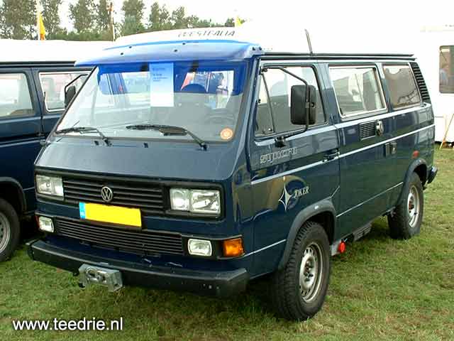 VW T3 16" Syncro camper met zonneklep