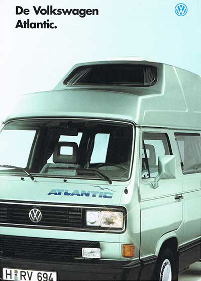 VW T3 Atlantic brochure