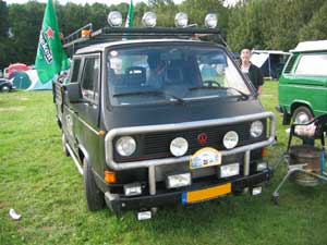 VW T3 pick-up met dubbele cabine