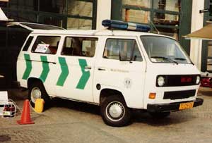 VW T3 bus van de politie Utecht