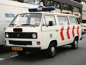 VW T3 politiebus van de gemeente Utrecht