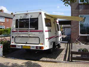 Achterzijde VW T3 Termeer camper