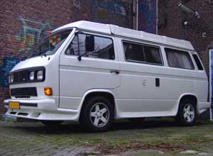 Witte VW T3 camper