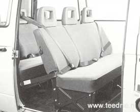 M 186 3 punstgordels passagiersruimte