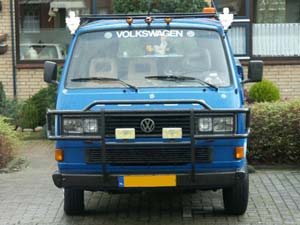 VW T3 doka pick-up met bullbar