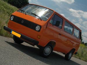 VW T3 kombi met ruiten rondom