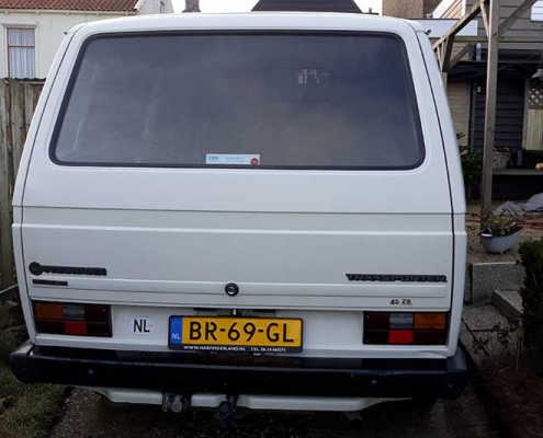 VW T3 gesloten bestelbus bouwjaar 1986 te koop